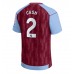 Aston Villa Matty Cash #2 Domácí Dres 2023-24 Krátkým Rukávem